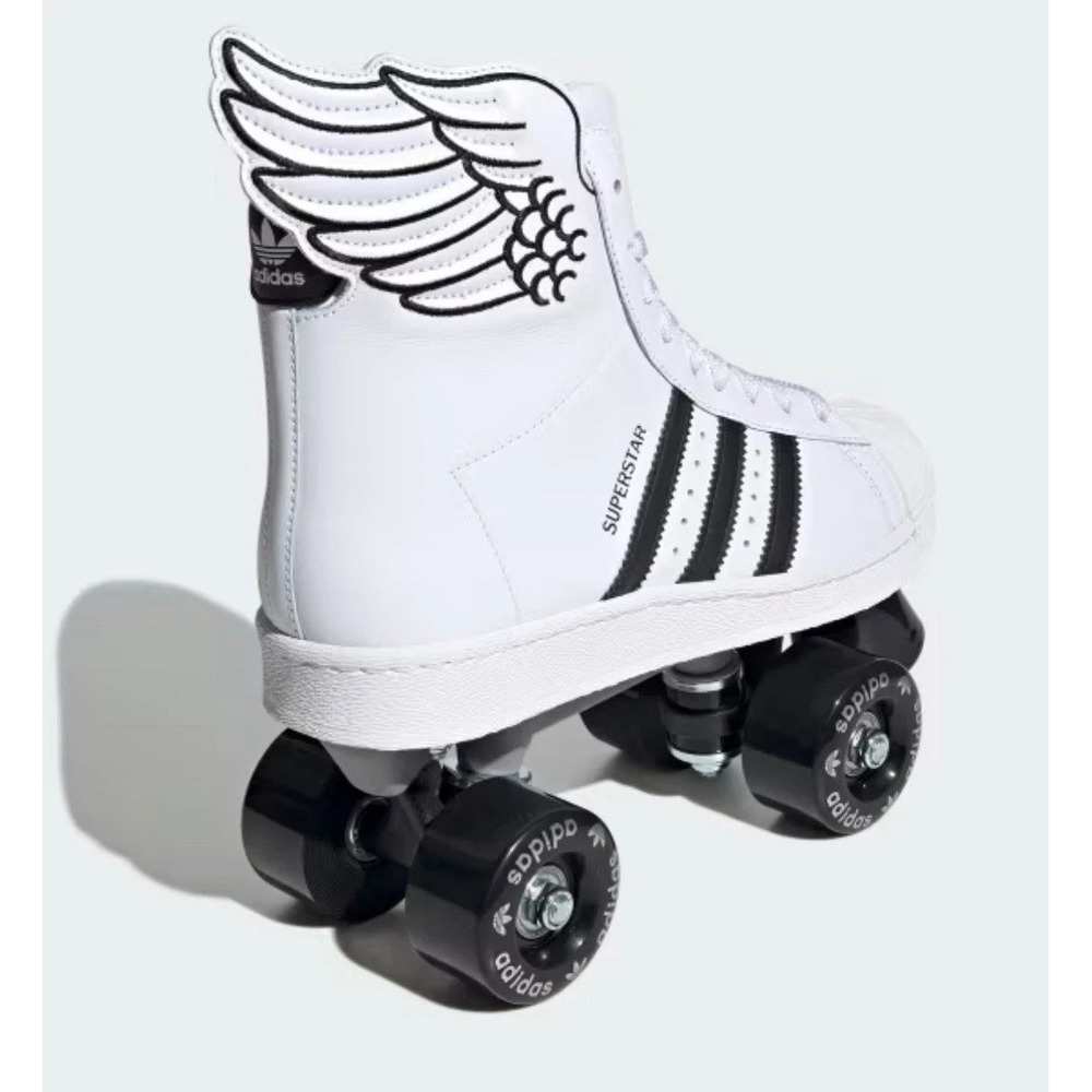 Jeremy Scott x Adidas Original Superstar 82 Skate "Wings" JR8376 M 8.5 W 9.5 - Picture 3 of 7